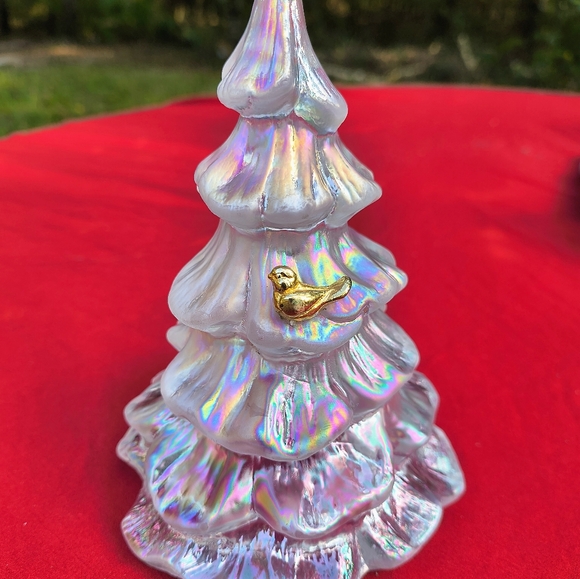 Fenton glass Christmas decor - Picture 3 of 3